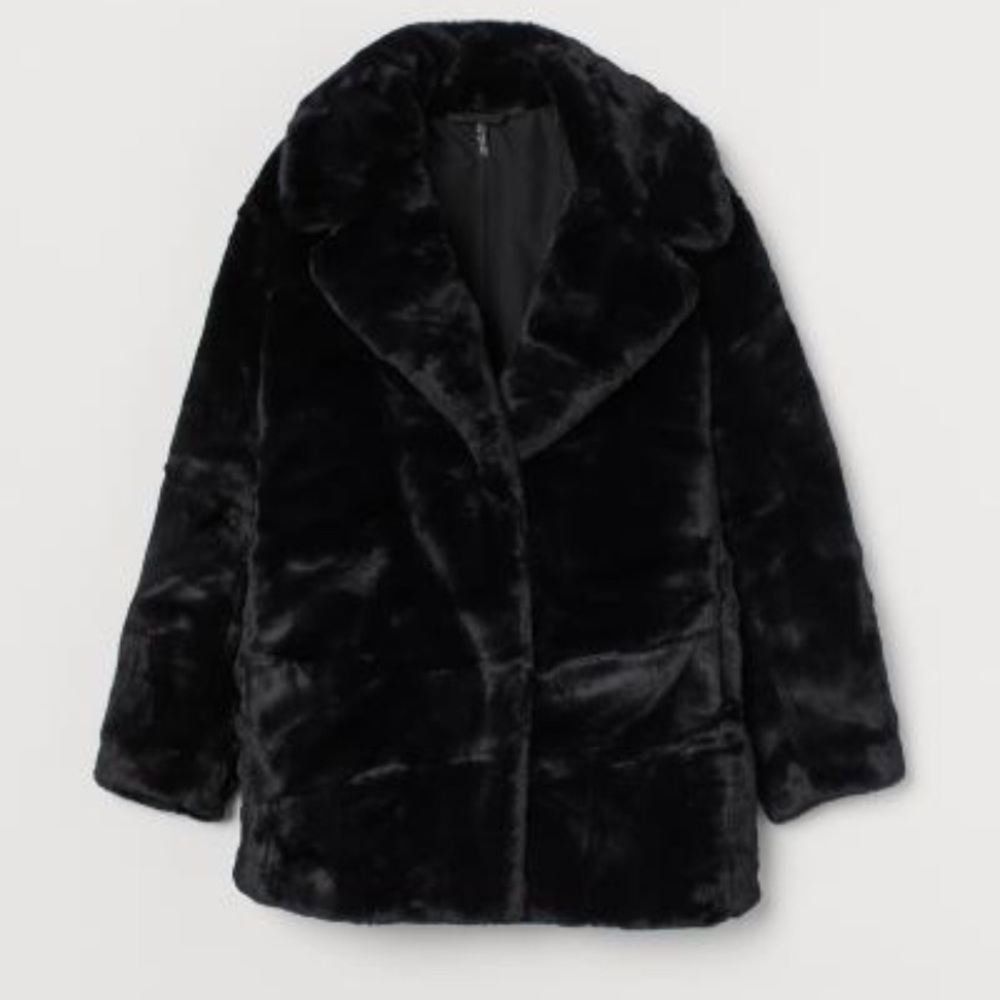 Faux fur jacket never worn